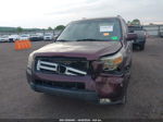 2007 Honda Pilot Ex-l Maroon vin: 2HKYF18567H501611