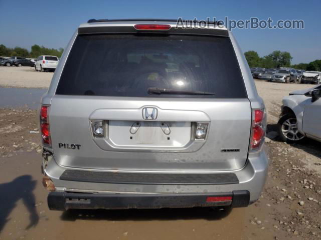 2007 Honda Pilot Exl Silver vin: 2HKYF18587H515607