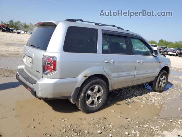 2007 Honda Pilot Exl Silver vin: 2HKYF18587H515607