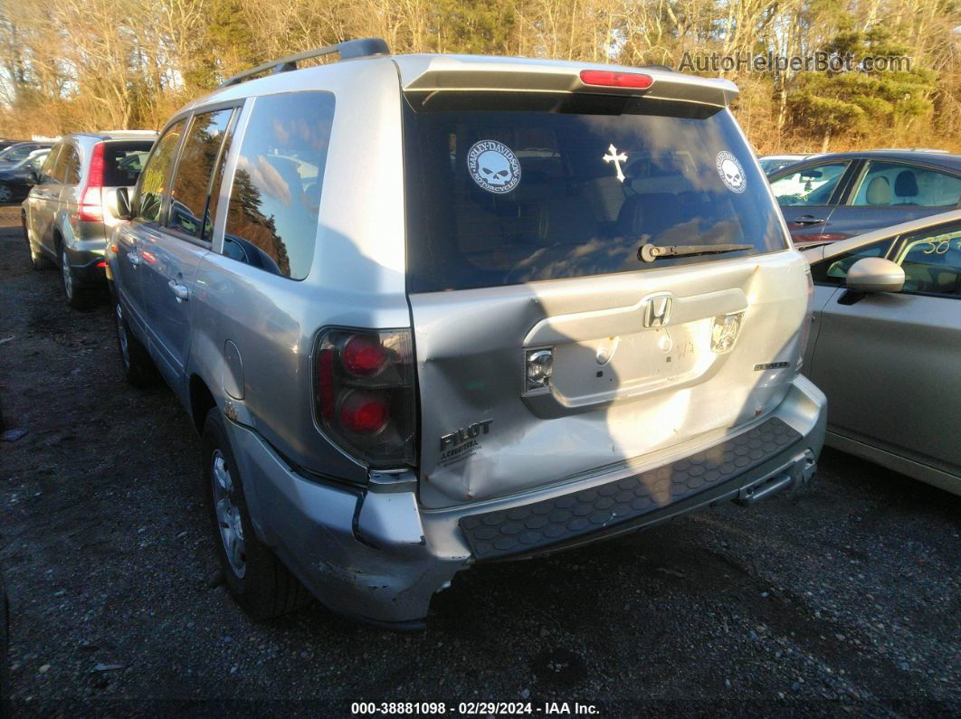 2007 Honda Pilot Ex-l Gray vin: 2HKYF18587H520399