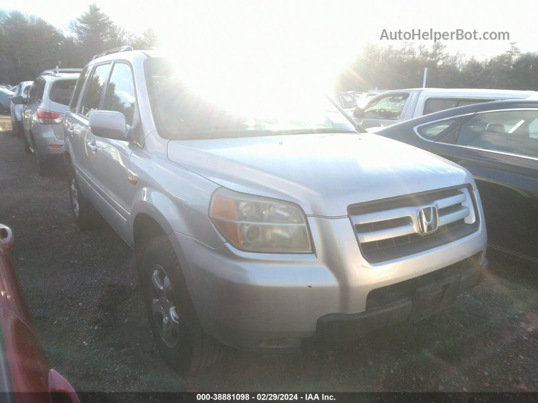 2007 Honda Pilot Ex-l Gray vin: 2HKYF18587H520399