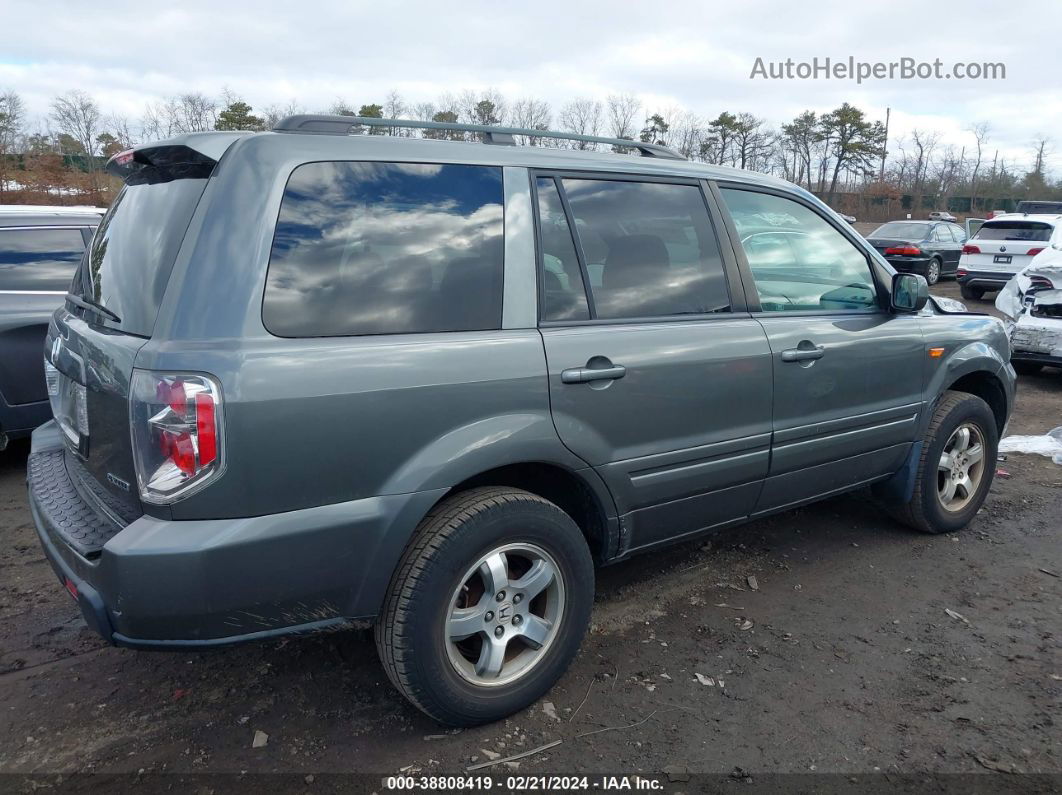 2007 Honda Pilot Ex-l Gray vin: 2HKYF185X7H504561