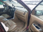 2007 Honda Pilot Ex-l Burgundy vin: 2HKYF185X7H512000