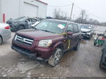 2007 Honda Pilot Ex-l Burgundy vin: 2HKYF185X7H512000