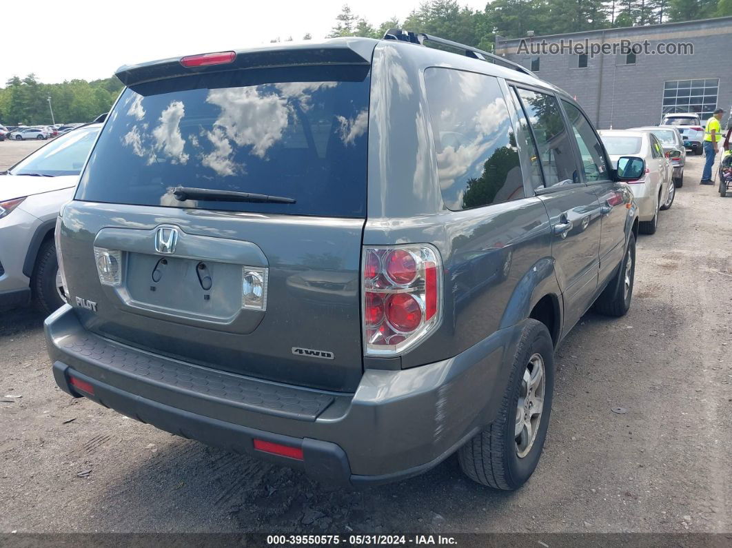 2007 Honda Pilot Ex-l Gray vin: 2HKYF185X7H529475