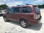 2007 Honda Pilot Exl Темно-бордовый vin: 2HKYF18637H501512