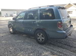 2007 Honda Pilot Exl Blue vin: 2HKYF18637H508606