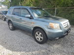 2007 Honda Pilot Exl Blue vin: 2HKYF18637H508606