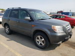 2007 Honda Pilot Exl Gray vin: 2HKYF18647H504337