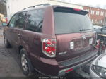 2007 Honda Pilot Ex-l Red vin: 2HKYF18667H501505