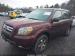 2007 Honda Pilot Ex-l Red vin: 2HKYF18667H501505