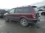 2007 Honda Pilot Exl Burgundy vin: 2HKYF18667H501522