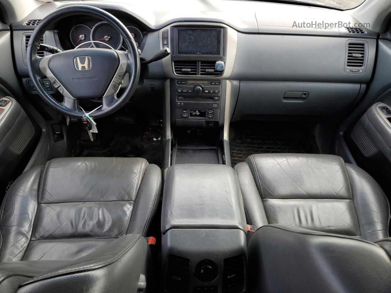 2007 Honda Pilot Exl Серый vin: 2HKYF18677H512836