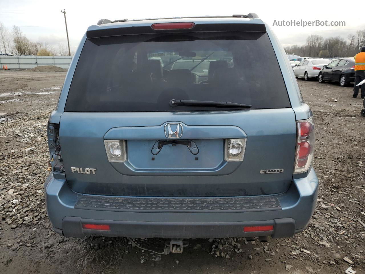 2007 Honda Pilot Exl Серый vin: 2HKYF18677H512836