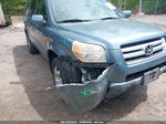 2007 Honda Pilot Ex-l Blue vin: 2HKYF18677H541009