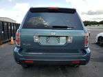 2007 Honda Pilot Exl Blue vin: 2HKYF18687H509833