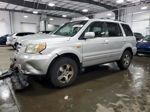 2007 Honda Pilot Exl Silver vin: 2HKYF18697H515477