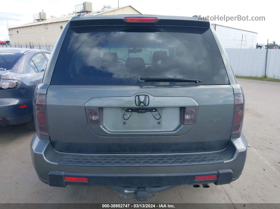 2007 Honda Pilot Ex-l Gray vin: 2HKYF186X7H522440