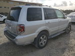 2007 Honda Pilot Exl Silver vin: 2HKYF18707H522813