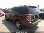 2007 Honda Pilot Ex-l Темно-бордовый vin: 2HKYF18737H520733