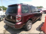 2007 Honda Pilot Ex-l Maroon vin: 2HKYF18737H520733