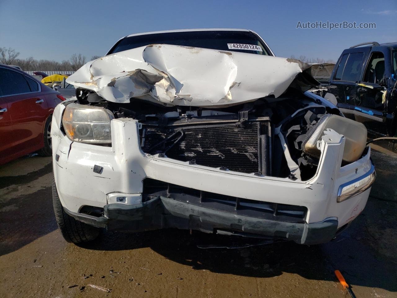 2007 Honda Pilot Exl White vin: 2HKYF18747H514147