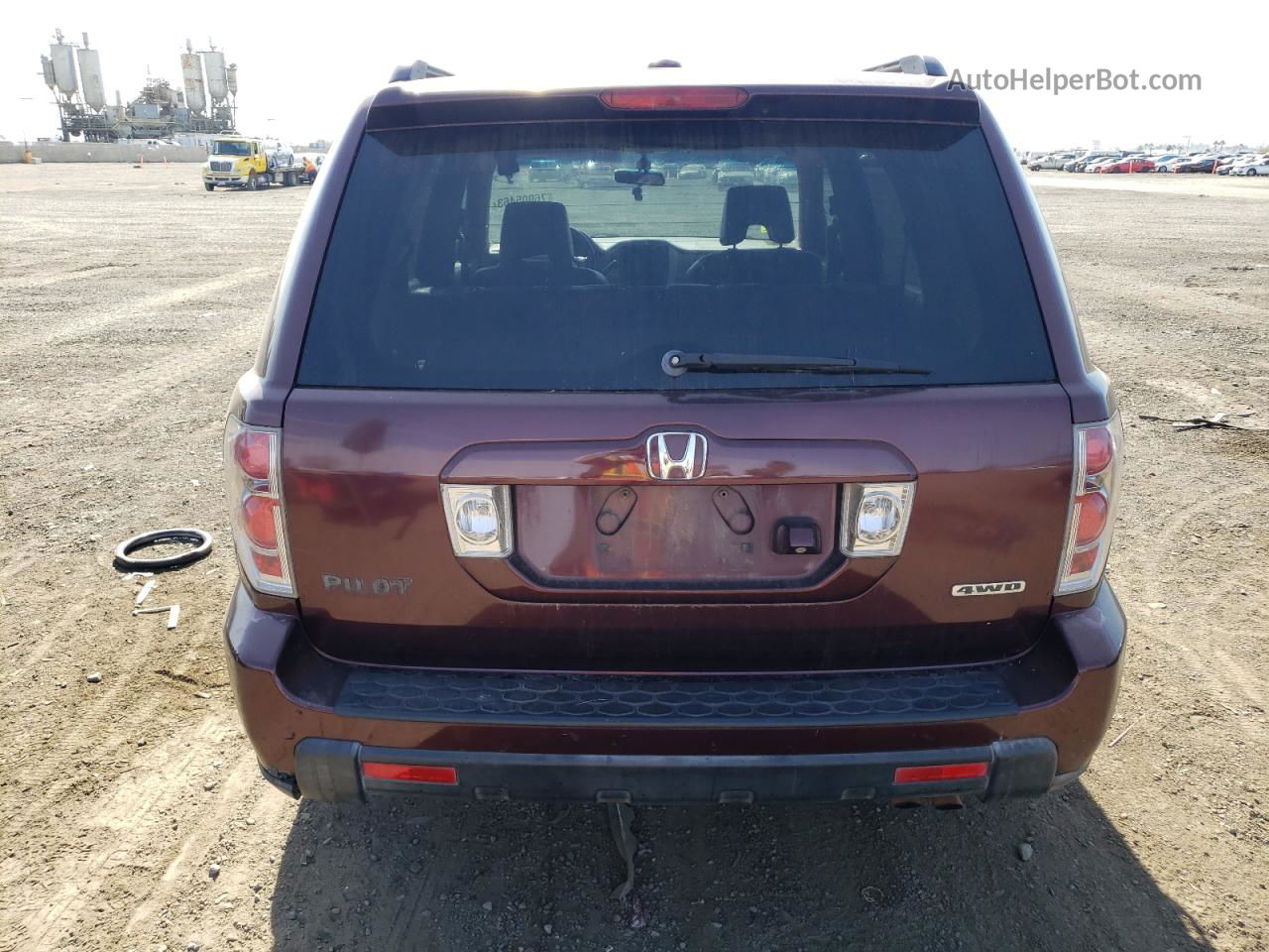 2007 Honda Pilot Exl Brown vin: 2HKYF18767H524758