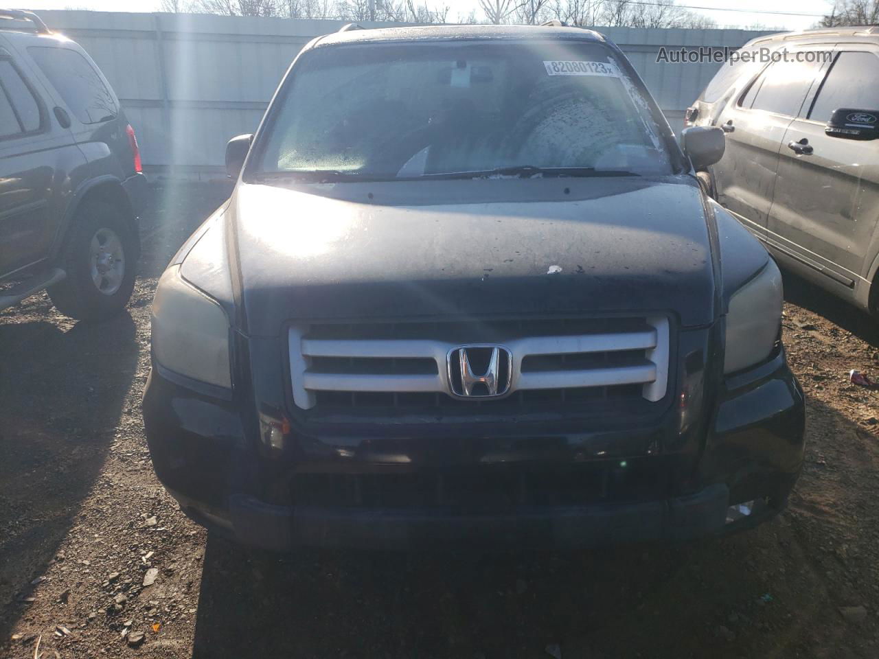 2007 Honda Pilot Exl Black vin: 2HKYF18767H537493