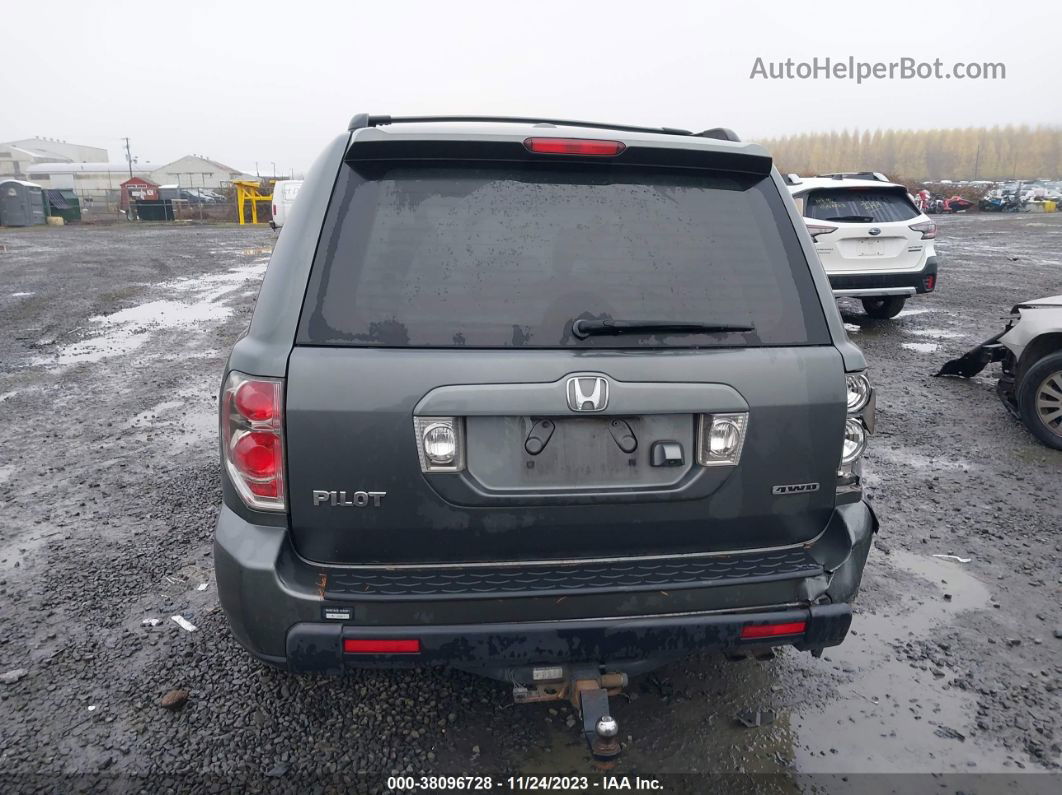 2007 Honda Pilot Ex-l Gray vin: 2HKYF18777H540516