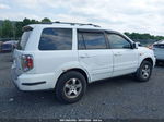 2007 Honda Pilot Ex-l White vin: 2HKYF18787H510201