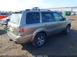 2007 Honda Pilot Ex-l Gold vin: 2HKYF18787H522834