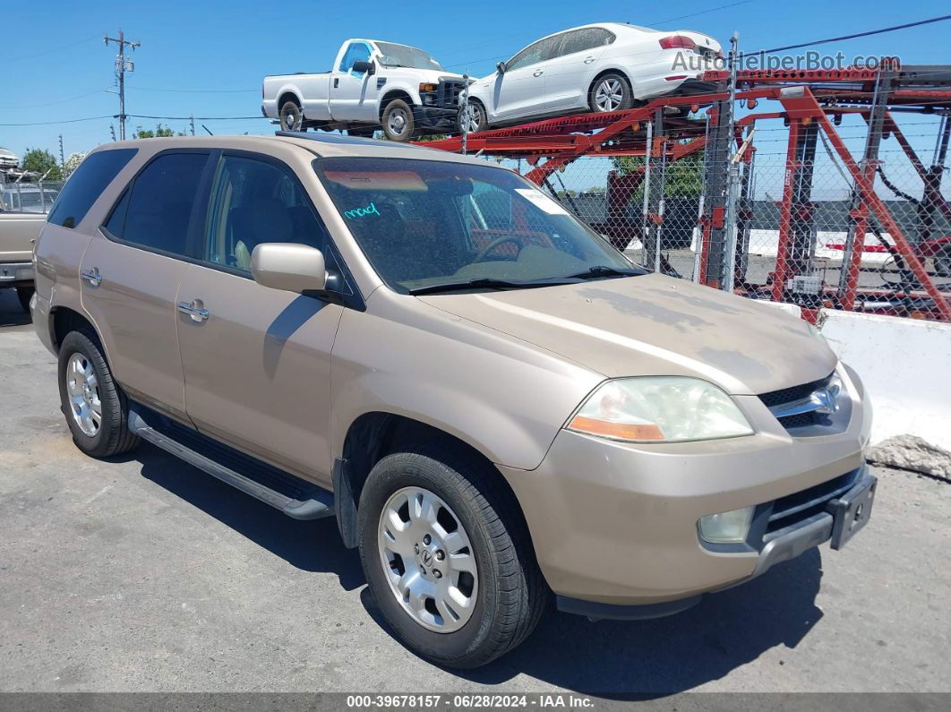 2002 Acura Mdx   Gold vin: 2HNYD18202H532330