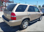 2002 Acura Mdx   Gold vin: 2HNYD18202H532330