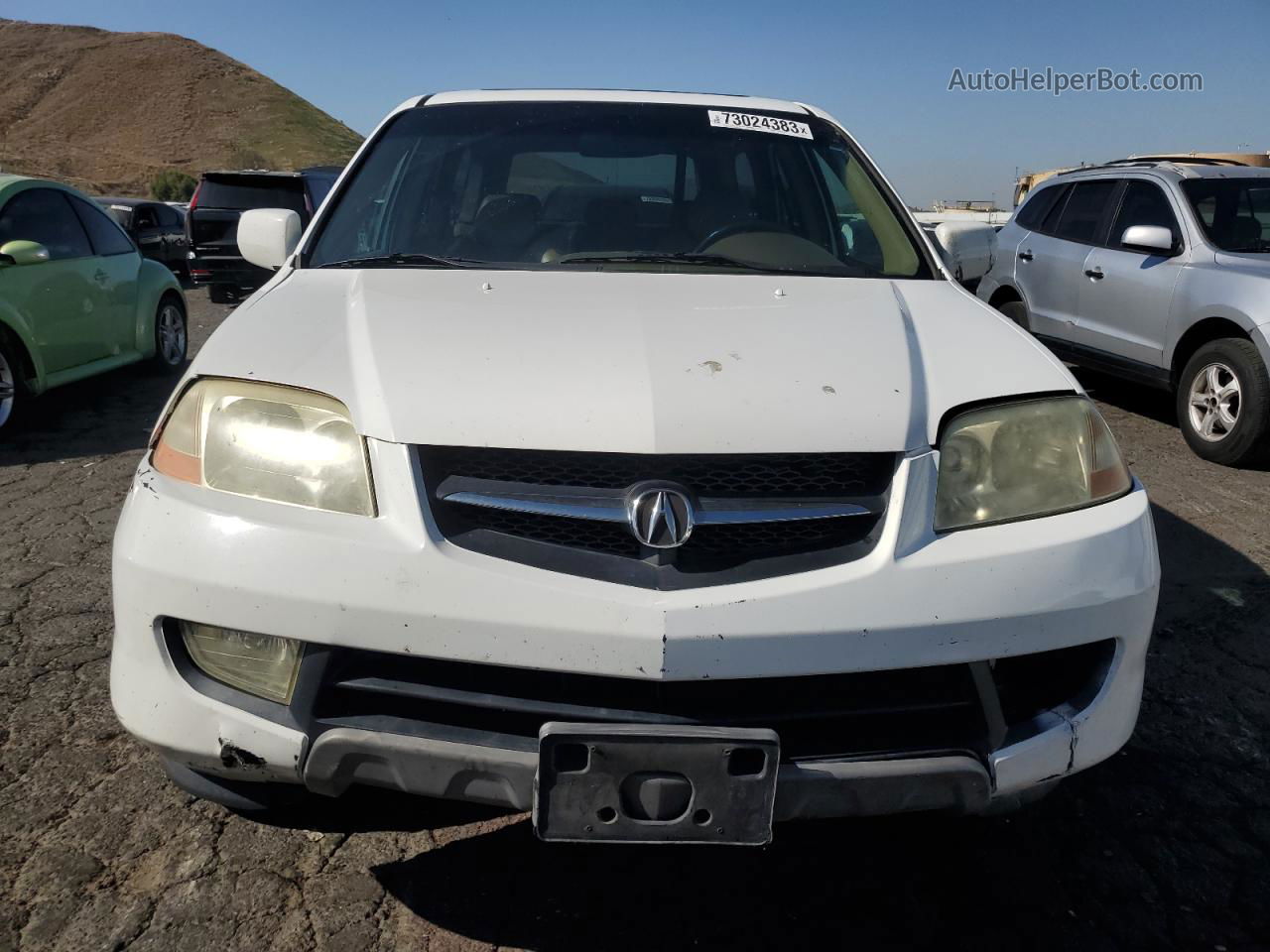 2002 Acura Mdx  Белый vin: 2HNYD18202H544445