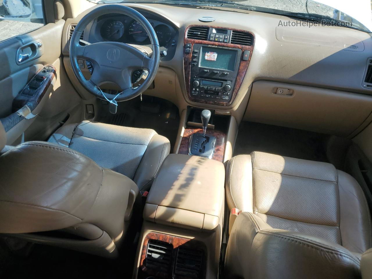 2002 Acura Mdx  Белый vin: 2HNYD18202H544445