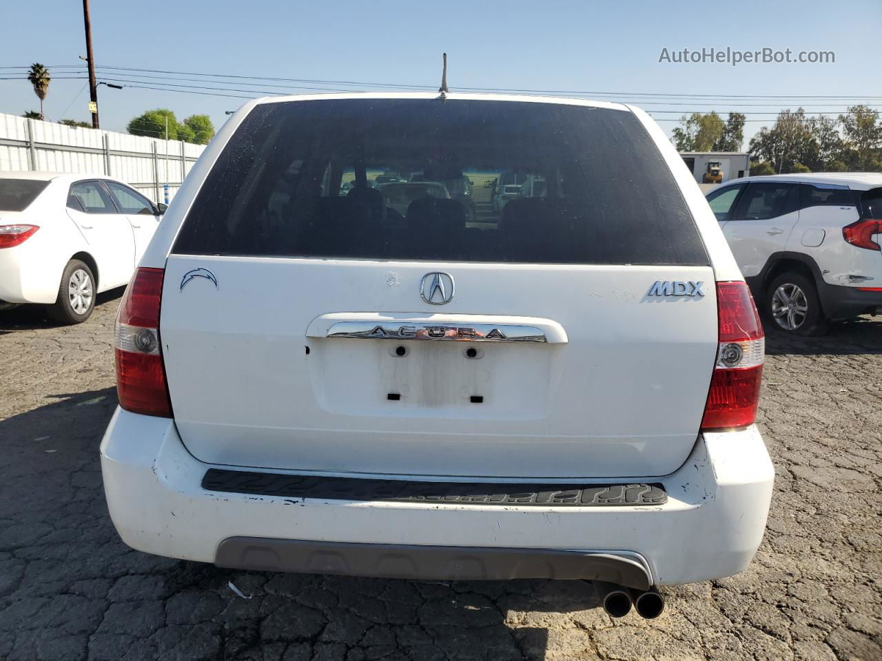 2002 Acura Mdx  White vin: 2HNYD18202H544445