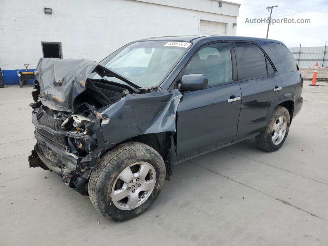 2005 Acura Mdx  Gray vin: 2HNYD18205H500160