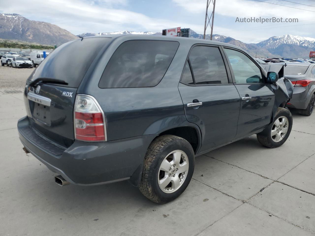 2005 Acura Mdx  Gray vin: 2HNYD18205H500160