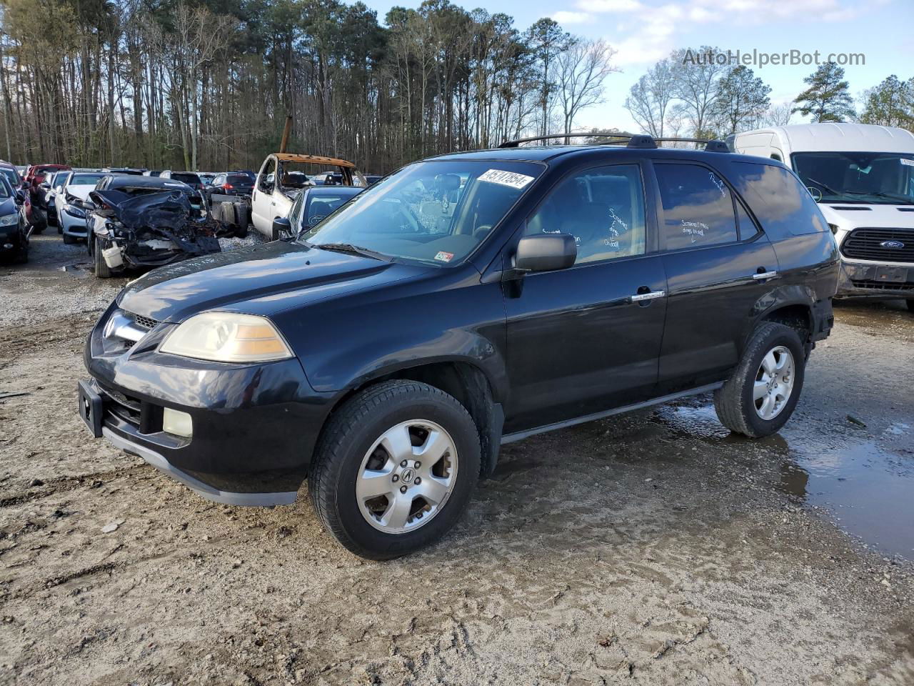 2005 Acura Mdx  Black vin: 2HNYD18215H543485