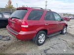 2002 Acura Mdx   Burgundy vin: 2HNYD18222H503430