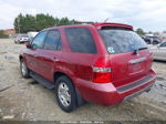 2002 Acura Mdx   Burgundy vin: 2HNYD18222H503430