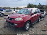 2002 Acura Mdx   Burgundy vin: 2HNYD18222H503430