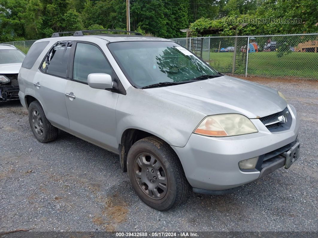 2002 Acura Mdx   Silver vin: 2HNYD18222H540848