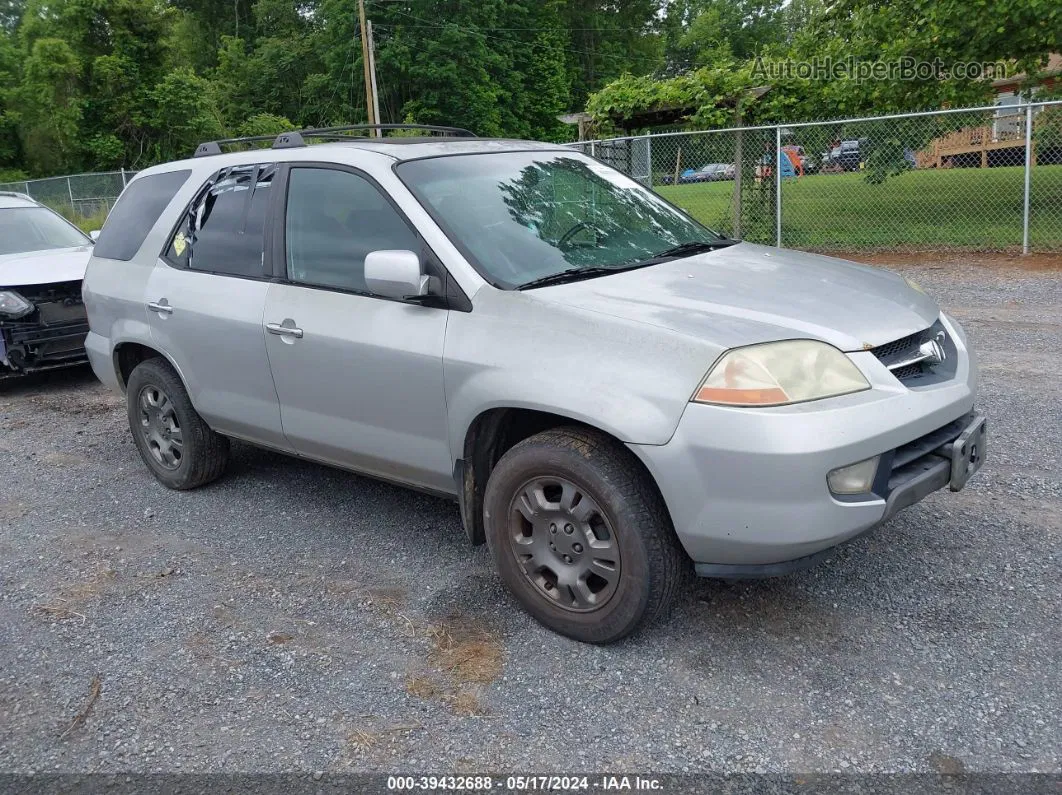 2002 Acura Mdx   Silver vin: 2HNYD18222H540848