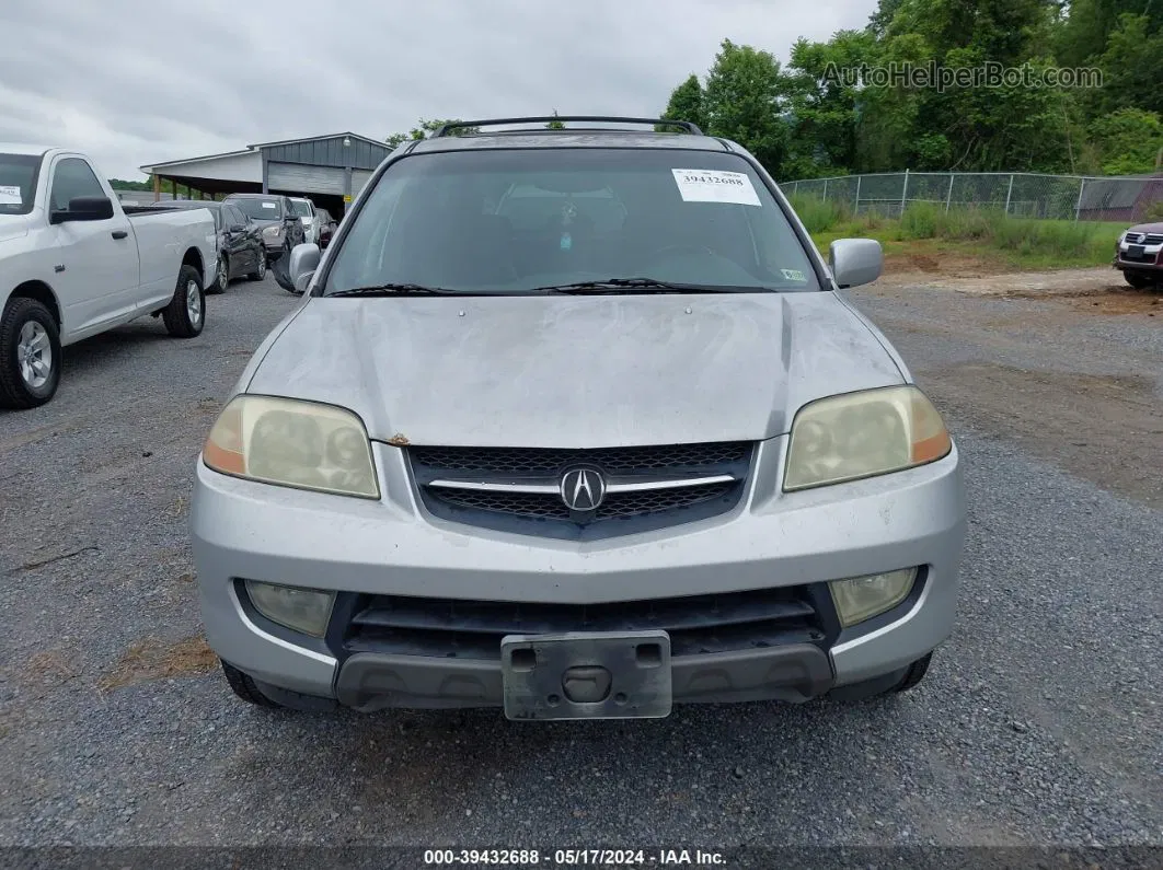 2002 Acura Mdx   Silver vin: 2HNYD18222H540848