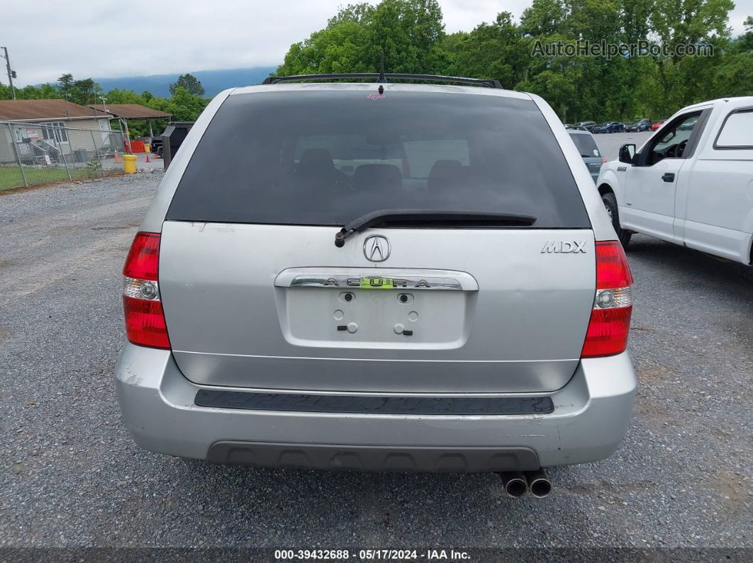 2002 Acura Mdx   Silver vin: 2HNYD18222H540848