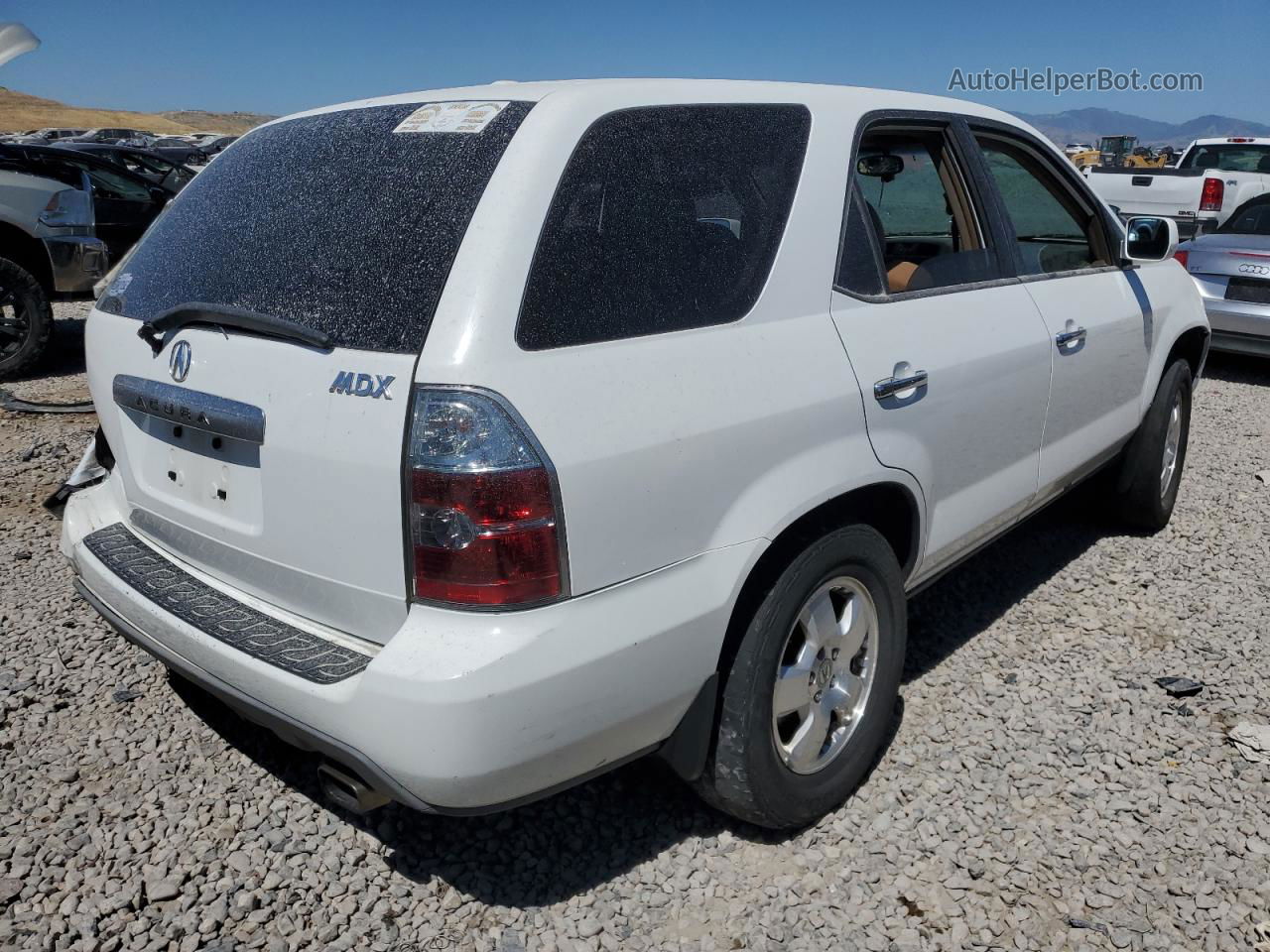 2005 Acura Mdx  White vin: 2HNYD18225H508695