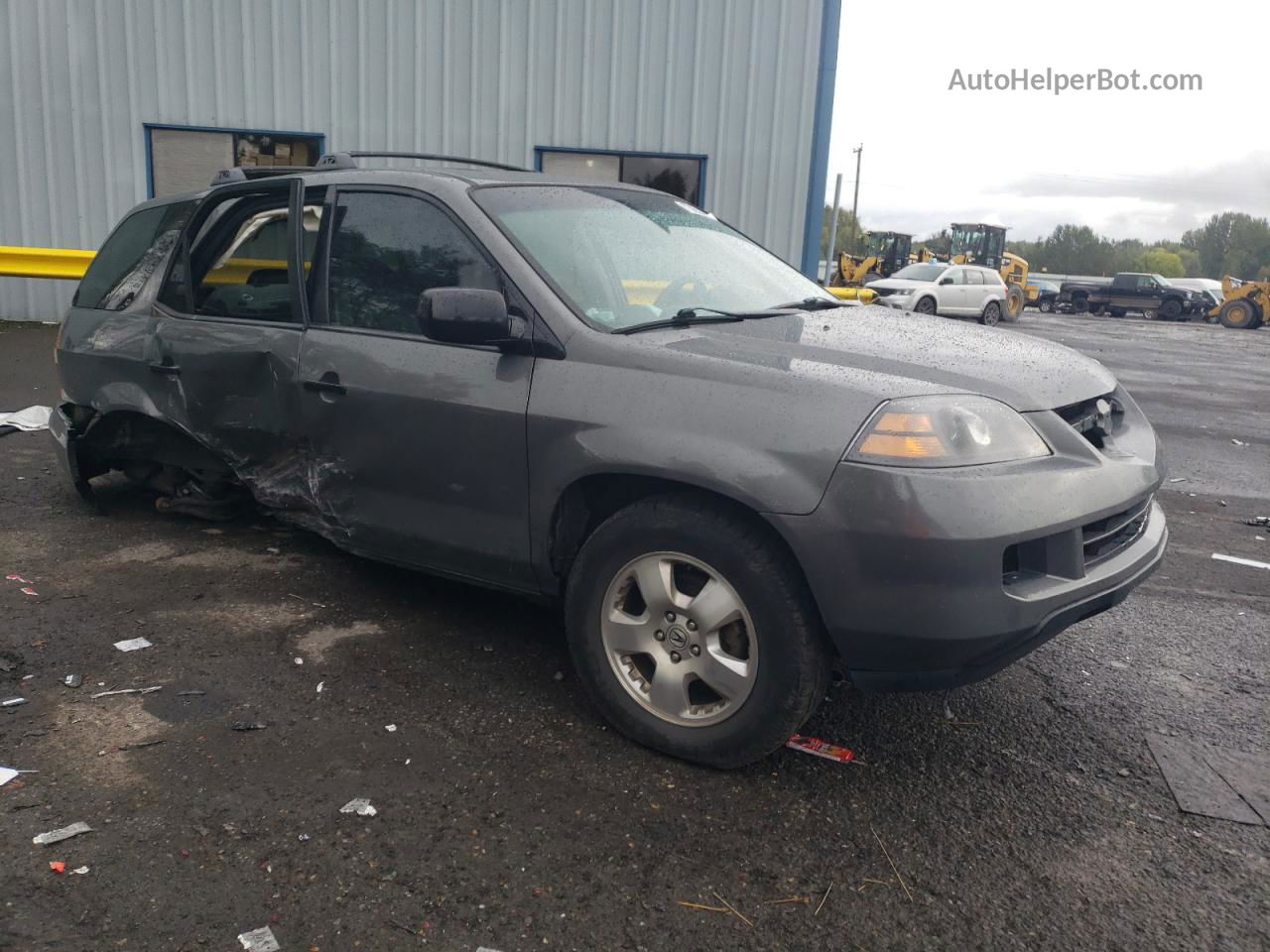 2005 Acura Mdx  Gray vin: 2HNYD18225H549151