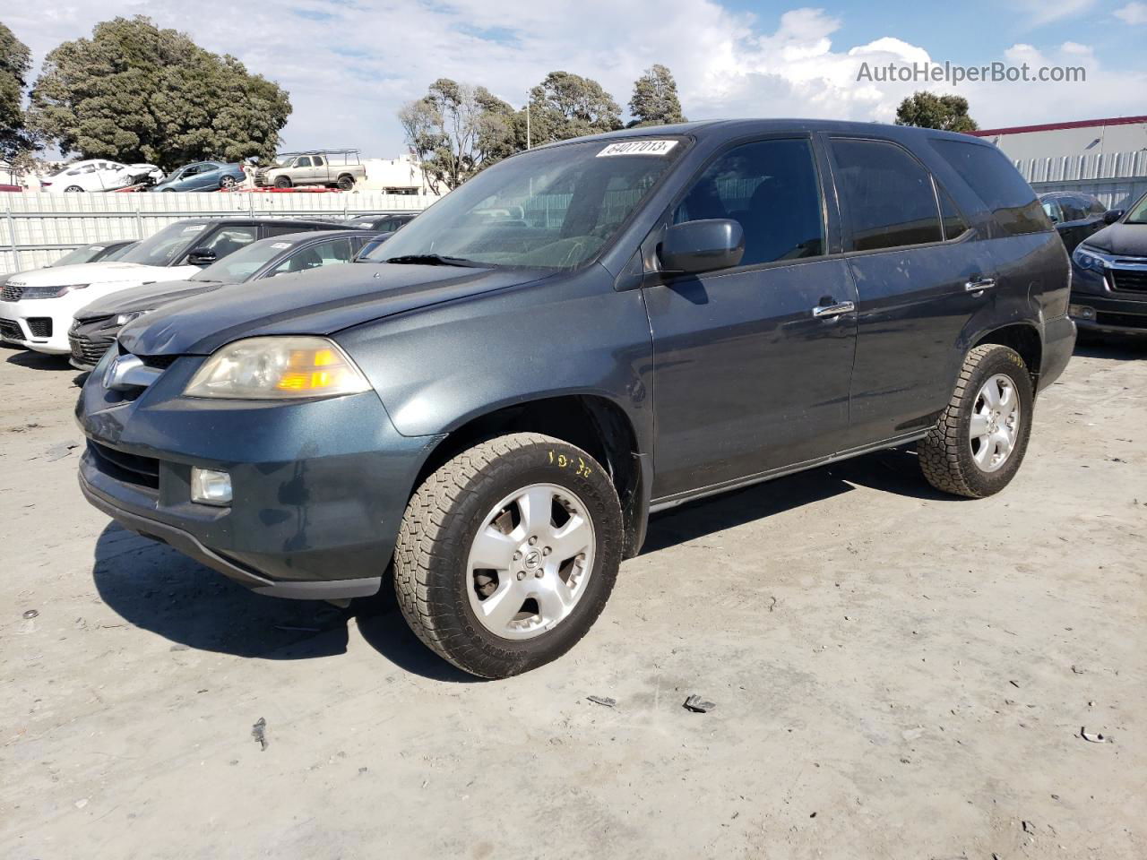 2005 Acura Mdx  Gray vin: 2HNYD18225H555192