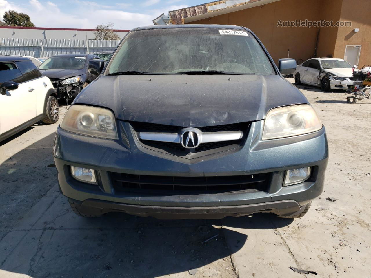 2005 Acura Mdx  Серый vin: 2HNYD18225H555192